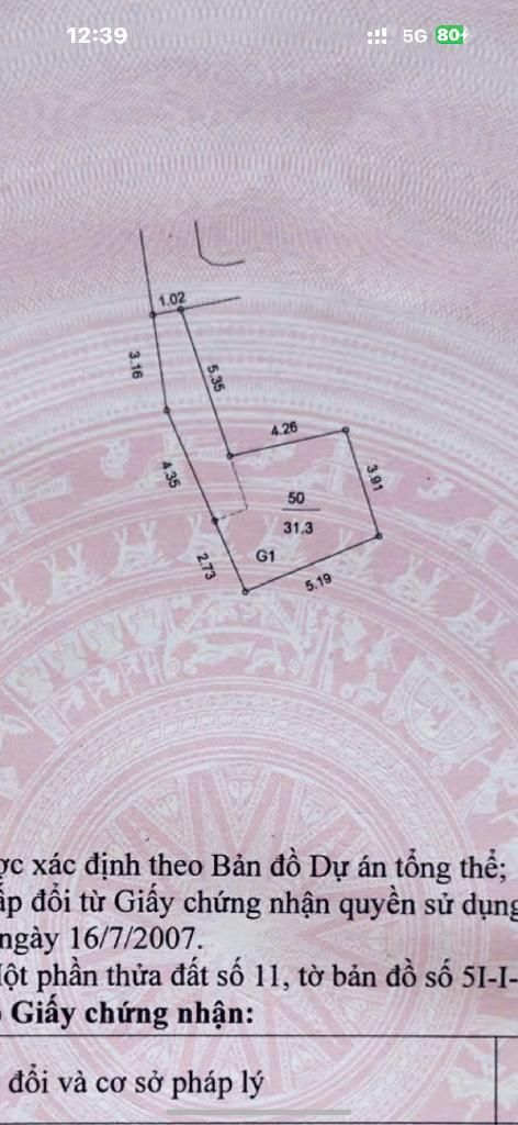 Bán nhà Hoàng Mai - diện tích 32m2 6 tầng - gần ô tô - giá 6,6 tỷ