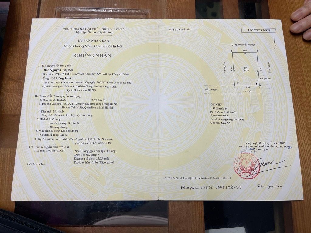 Bán nhà Thịnh Liệt - diện tích 28,1m2 4 tầng - Ô tô tránh - giá 7,3 tỷ