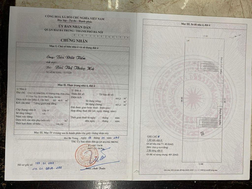 Bán nhà Dương Văn Bé - diện tích 45.5m2 1 tầng - ô tô đỗ cửa - giá 7 tỷ