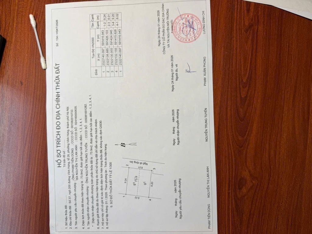 Bán nhà Vĩnh Hưng - diện tích 39m2 2 tầng - ô tô tránh 10 bước đi bộ - giá 3,1 tỷ