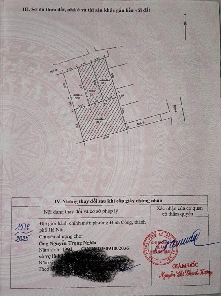 Bán nhà Đại Từ - diện tích 33m2 6 tầng - Thang máy, ô tô vào trong nhà - giá 10,9 tỷ