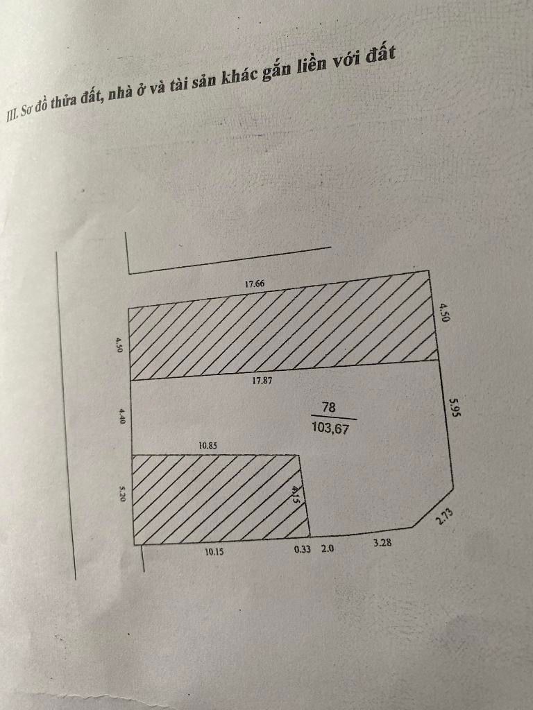 Bán nhà Bờ Sông Sét - diện tích 104m2 1 tầng - ô tô tránh - giá 21,5 tỷ