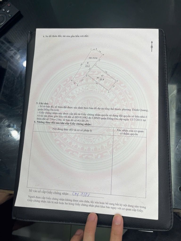 Bán nhà Thịnh Quang - diện tích 23m2 4 tầng - Nhà mới đẹp ở luôn - giá 6,9 tỷ