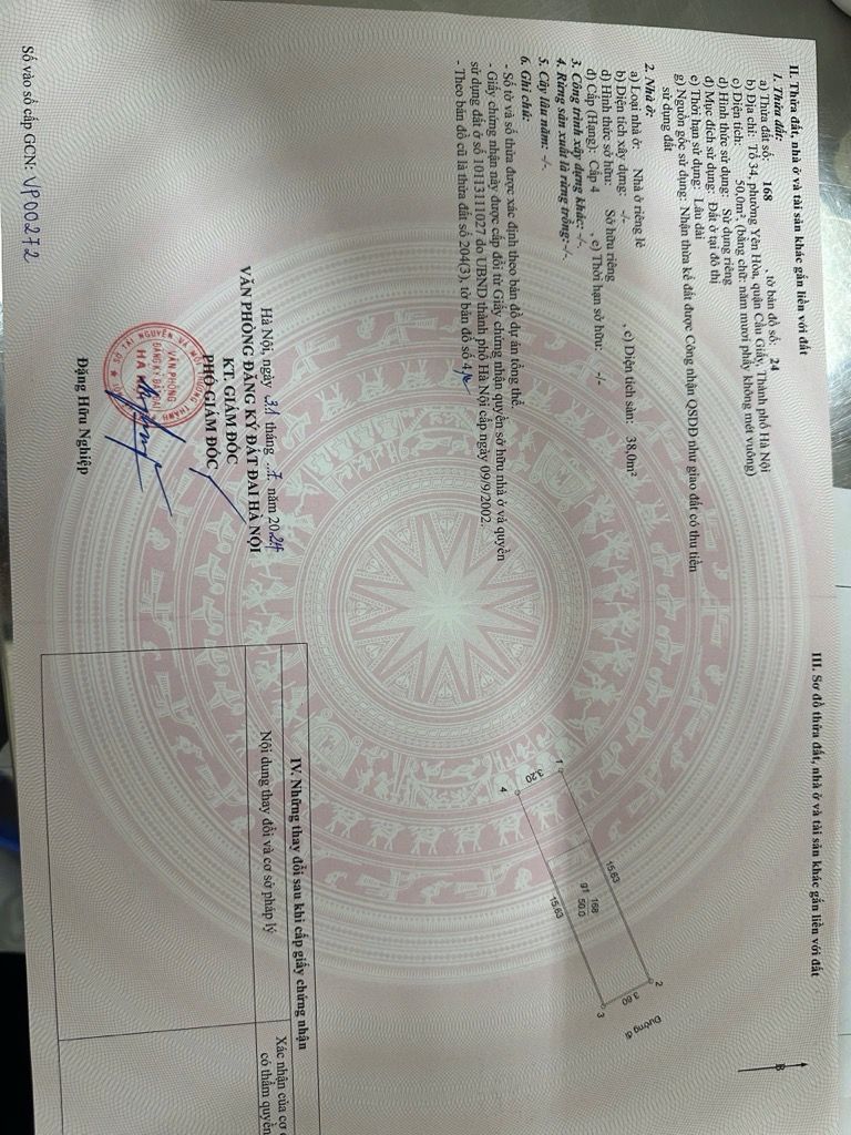 Bán nhà Yên Hoà - diện tích 50m2 2 tầng - Nhà cũ xác định bán đất - giá 0 tỷ