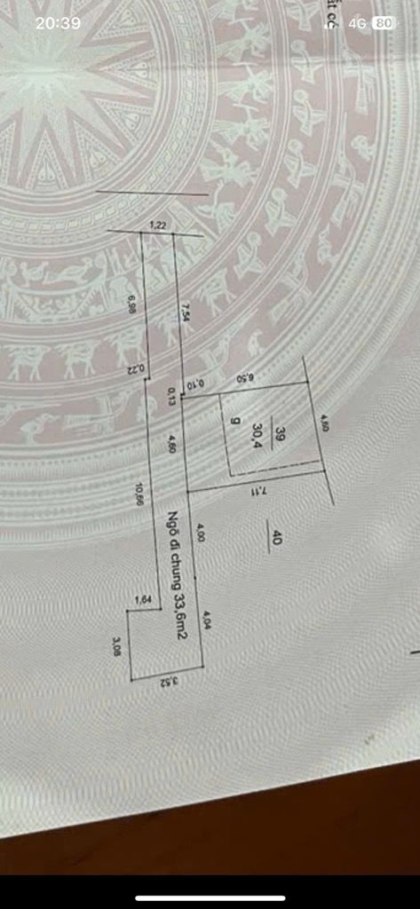 Bán nhà Nguyễn Đức Cảnh - diện tích 30,4m2 5 tầng - Ô tô qua nhà - giá 7,65 tỷ