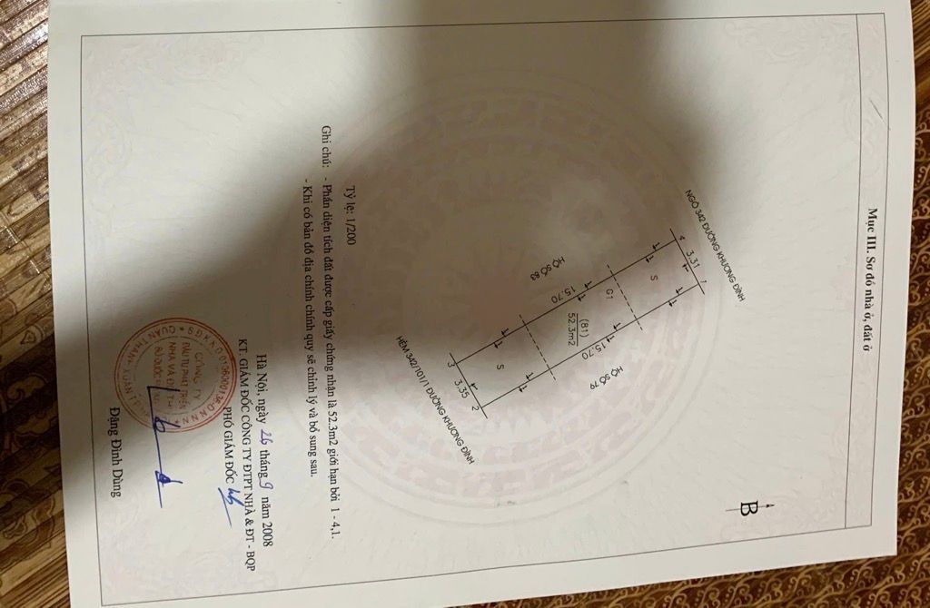 Bán nhà Khương Đình - diện tích 52,6m2 5 tầng - 2 mặt ngõ thông ô tô tải đỗ cửa - giá 19,8 tỷ