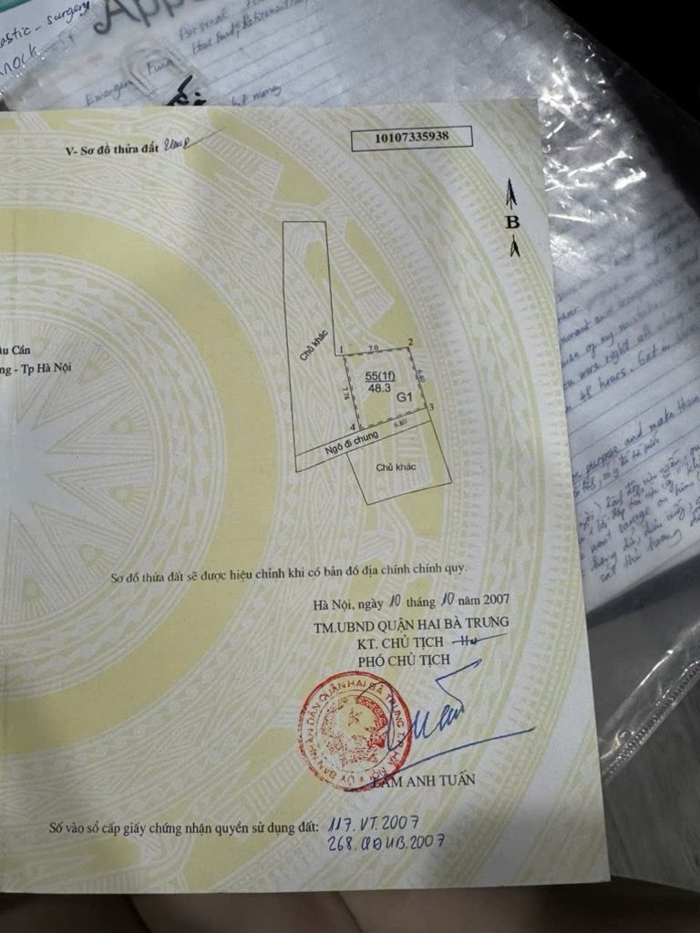 Bán nhà Minh Khai - diện tích 48,3m2 1 tầng - đất vàng còn xót lại - giá 10,9 tỷ