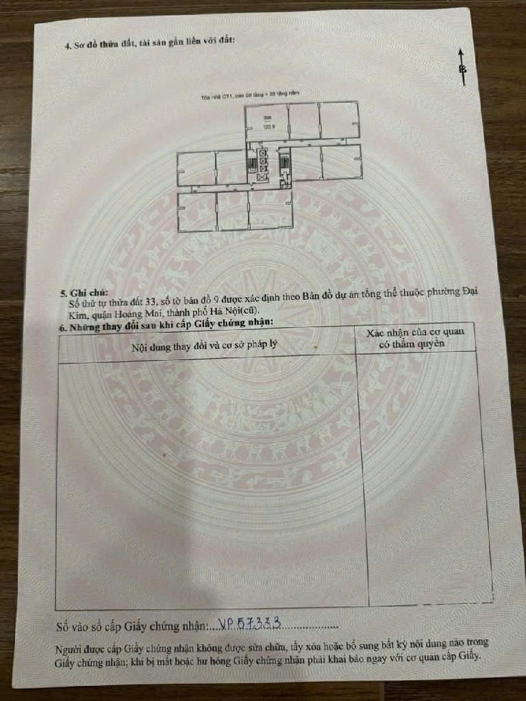 Bán nhà Đại Kim - diện tích 122.9m2 1 tầng - Căn hộ tầng thấp thoáng mát - giá 8,4 tỷ