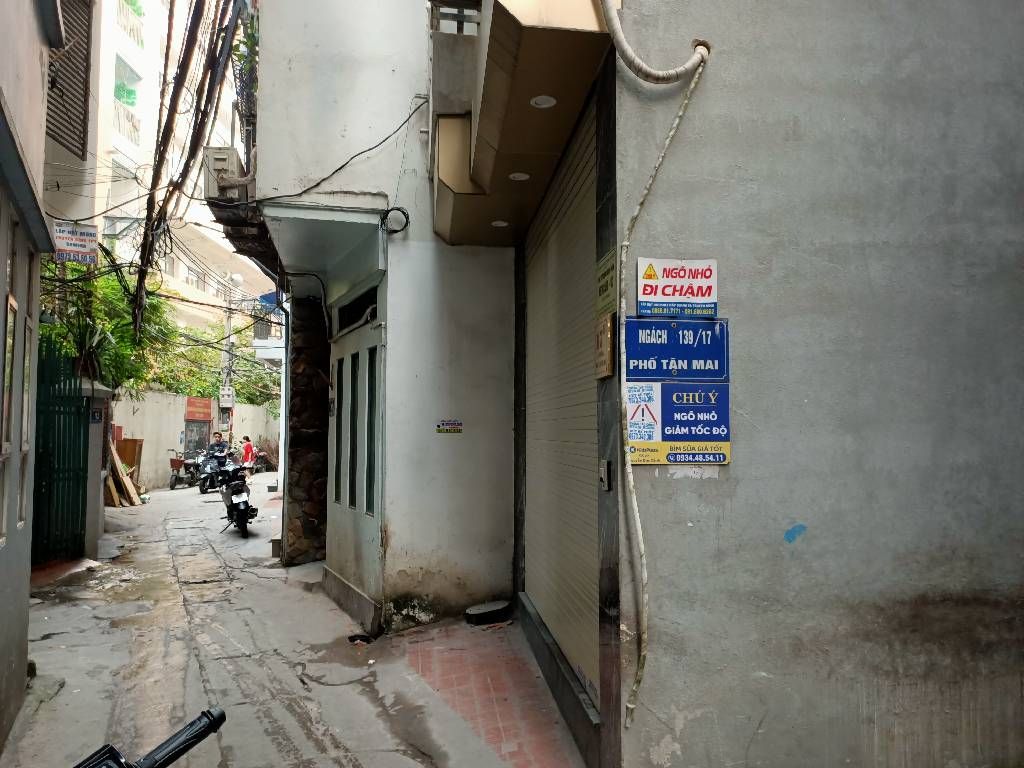Bán nhà Tân Mai - diện tích 25.7m2 2 tầng - Ngõ 139 Tân Mai thông sang ngõ 22 Nguyễn Đức Cảnh - giá 5,3 tỷ