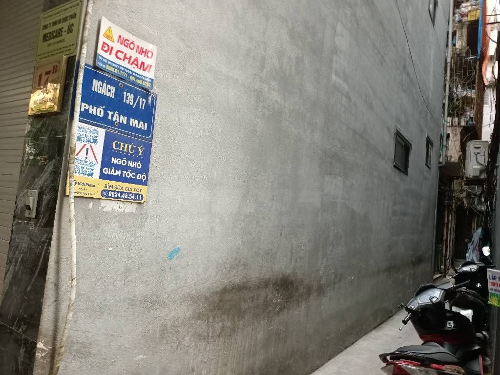 Bán nhà Tân Mai - diện tích 25.7m2 2 tầng - Ngõ 139 Tân Mai thông sang ngõ 22 Nguyễn Đức Cảnh - giá 5,3 tỷ