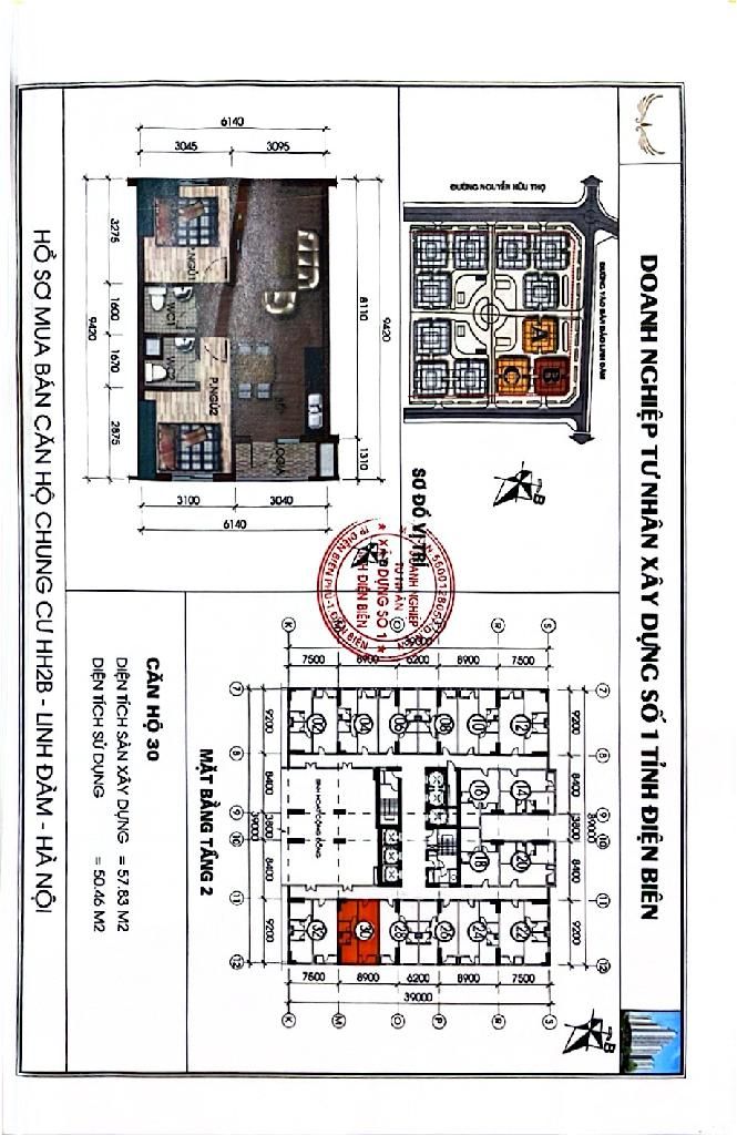 Bán nhà Linh Đàm - diện tích 58m2 2 tầng - Nhà đẹp hiếm có - giá 3,75 tỷ