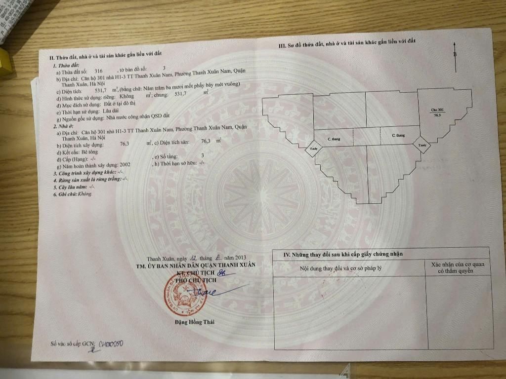 Bán nhà Nguyễn Trãi - diện tích 76.3m2 1 tầng - Ô TÔ TRÁNH - giá 7,2 tỷ