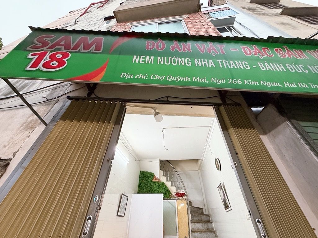 Bán nhà Kim Ngưu - diện tích 14m2 3 tầng - Nhà ngay cổng chợ kinh doanh - giá 1,75 tỷ