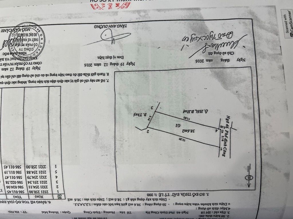 Bán nhà Định Công Hạ - diện tích 38.5m2 2 tầng - Nhà mới đủ nội thất - giá 3,15 tỷ