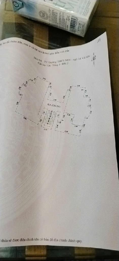 Bán nhà Vũ Hữu - diện tích 38.8m2 1 tầng - Ô tô tránh đỗ - giá 5,9 tỷ