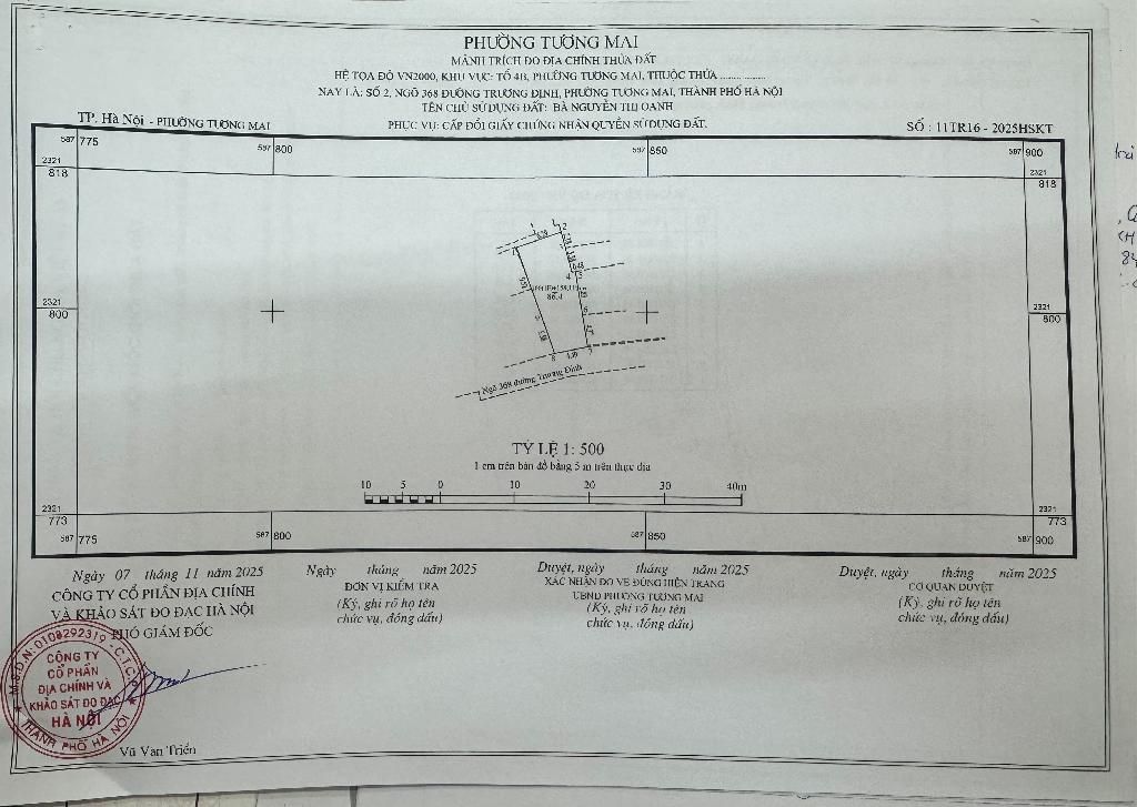 Bán nhà Trương Định - diện tích 81.8m2 1 tầng - Đất vàng xây ở - giá 20 tỷ