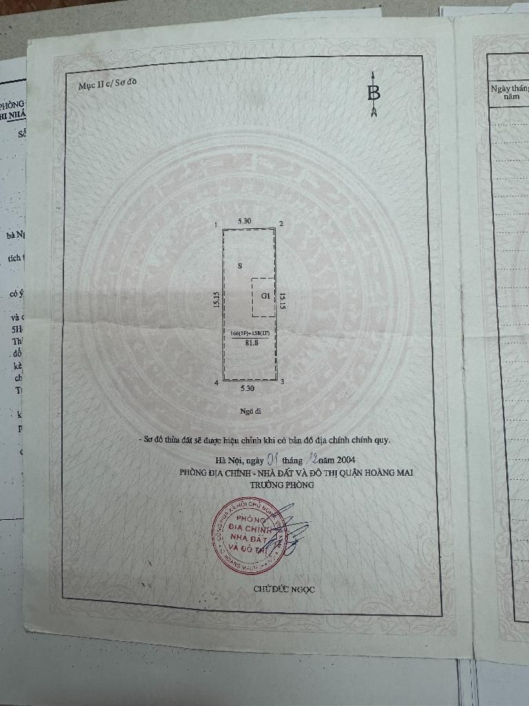 Bán nhà Trương Định - diện tích 81.8m2 1 tầng - Đất vàng xây ở - giá 20 tỷ