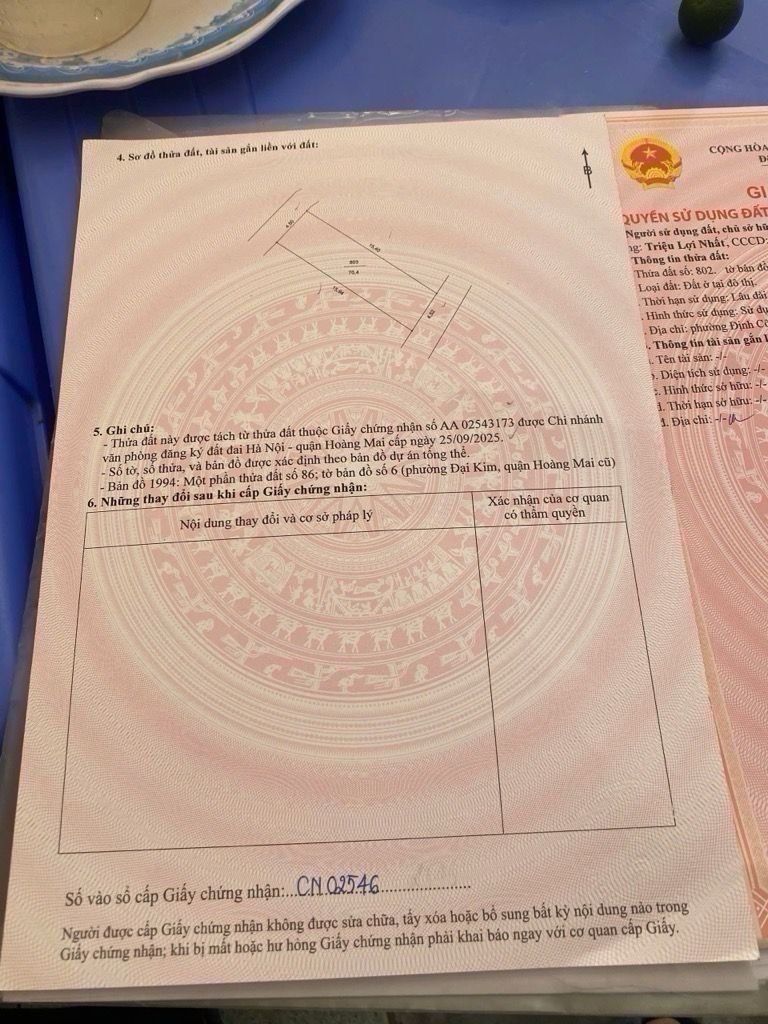 Bán nhà Kim Giang - diện tích 70m2 1 tầng - Mảnh đất hai mặt tiền - giá 16,5 tỷ