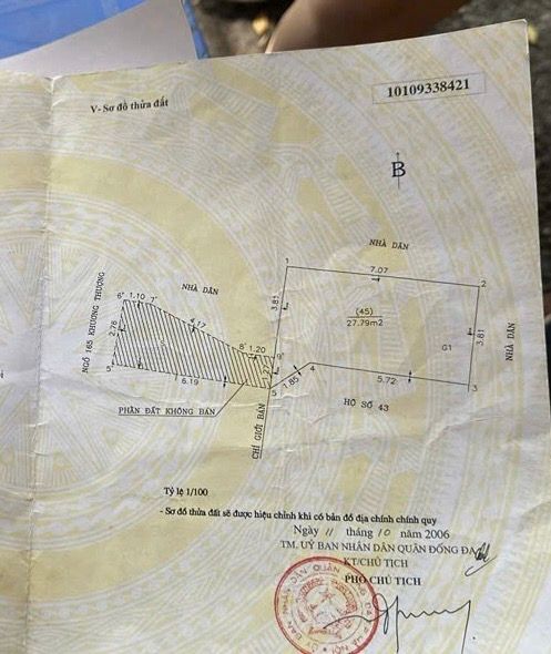 Bán nhà Khương Thượng - diện tích 28m2 5 tầng - ô tô cách 50m - giá 8,1 tỷ