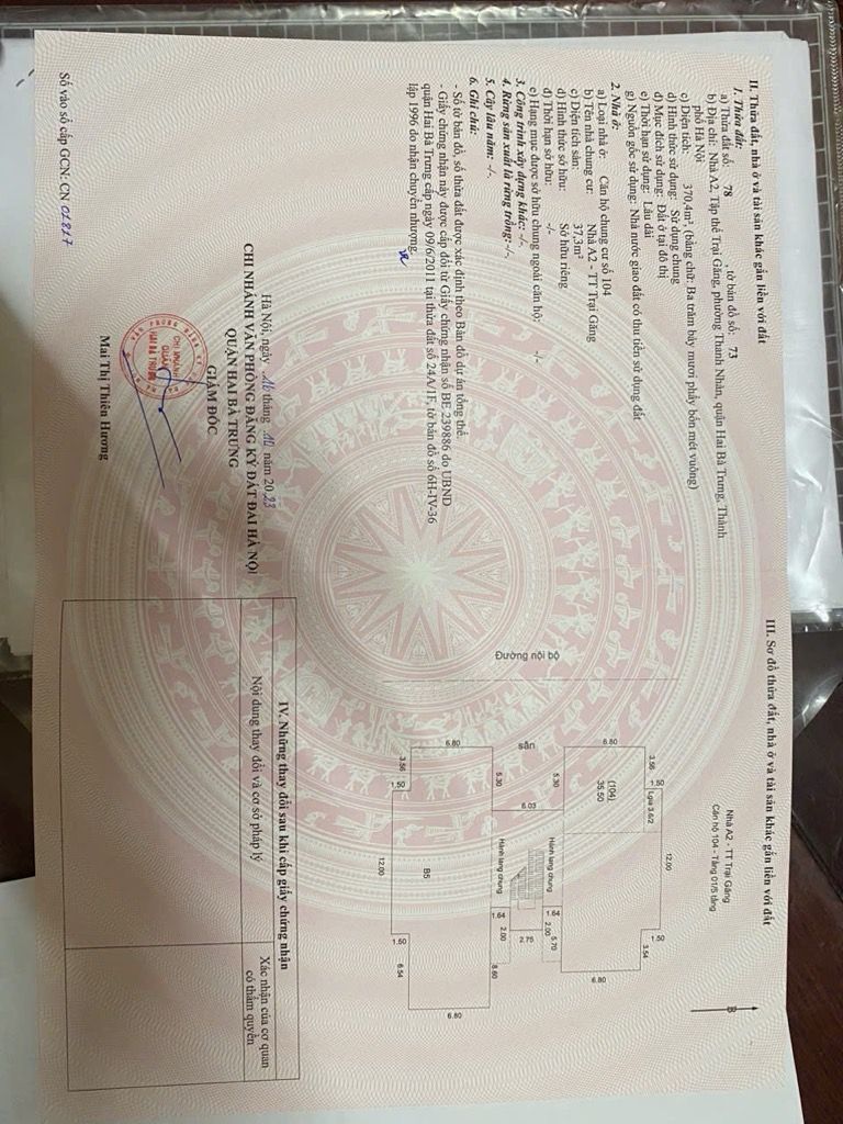 Bán nhà Thanh Nhàn - diện tích 37,3m2 1 tầng - ô tô đỗ cửa - giá 8,4 tỷ