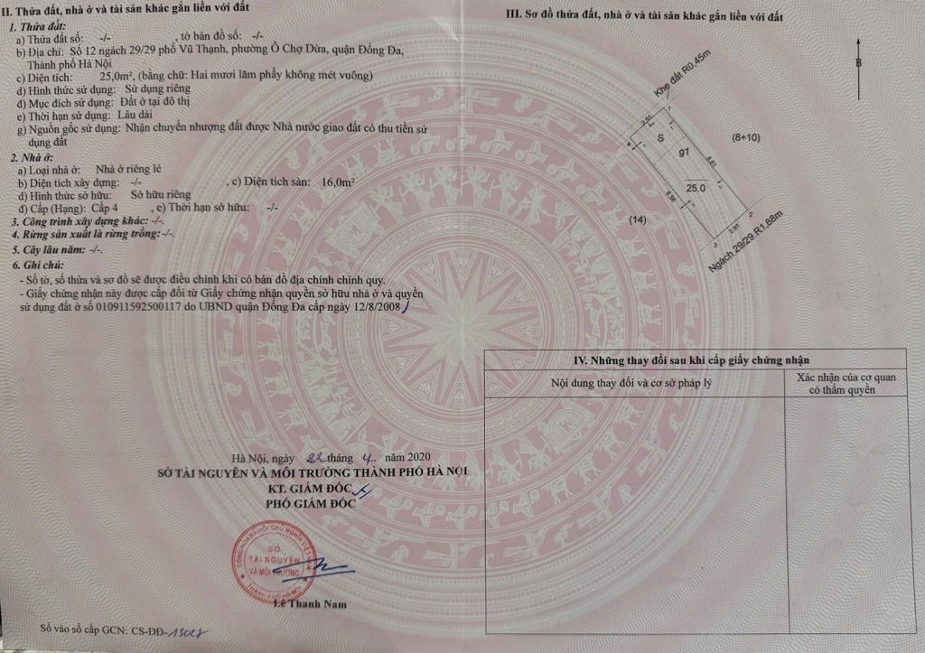 Bán nhà Vũ Thạnh - diện tích 25m2 5 tầng - ô tô đỗ cửa - giá 7,9 tỷ