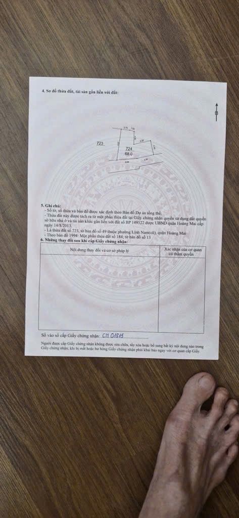 Bán nhà Nam Dư - diện tích 47m2 1 tầng - Ô tô cách nhà 15m - giá 7,5 tỷ