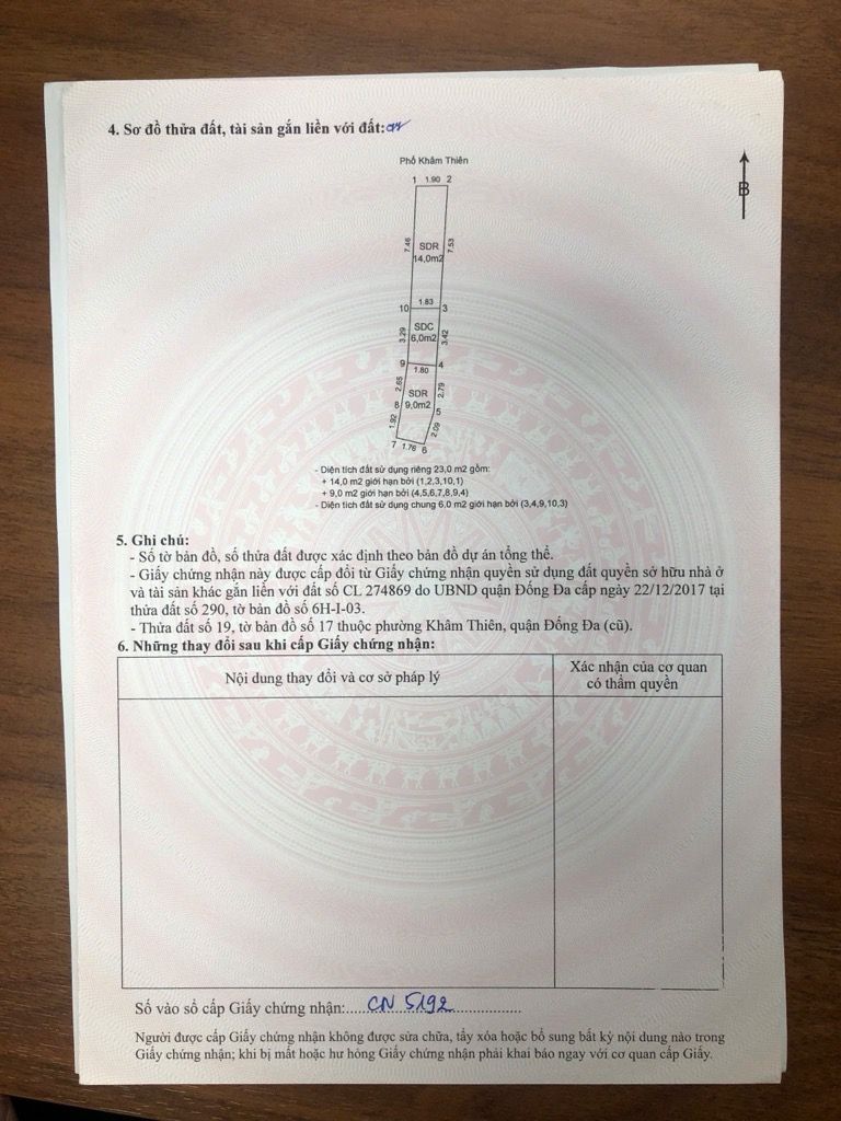 Bán nhà Khâm Thiên - diện tích 30m2 2 tầng - Kinh doanh sầm uất - giá 14,7 tỷ
