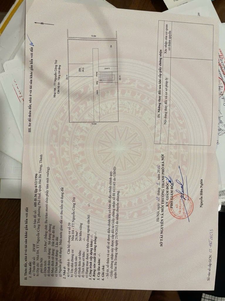 Bán nhà Nguyễn Công Trứ - diện tích 55m2 3 tầng - Nhà mới full nội thất - giá 3,9 tỷ