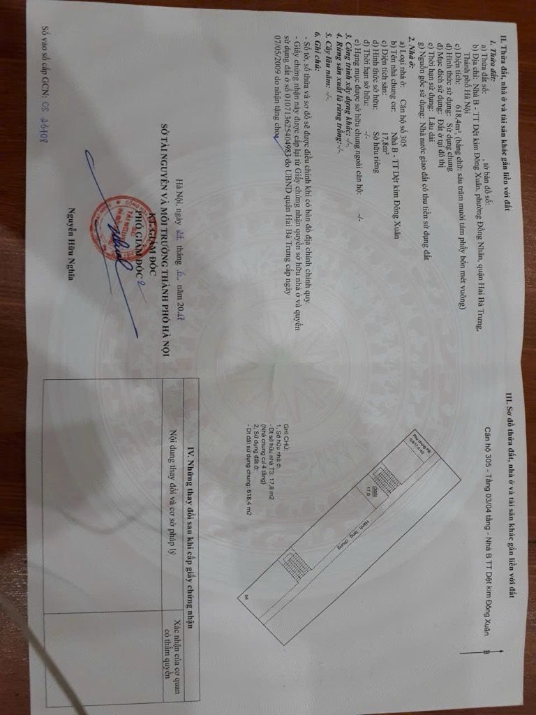 Bán nhà Tập thể Dệt kim Đông Xuân - diện tích 60m2 2 tầng - Nhà đẹp hiếm có - giá 3,2 tỷ