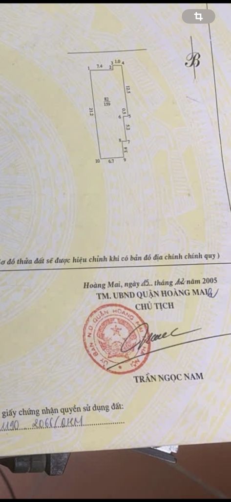 Bán nhà Tam Trinh - diện tích 60m2 1 tầng - ô tô vào trong nhà - giá 7,75 tỷ