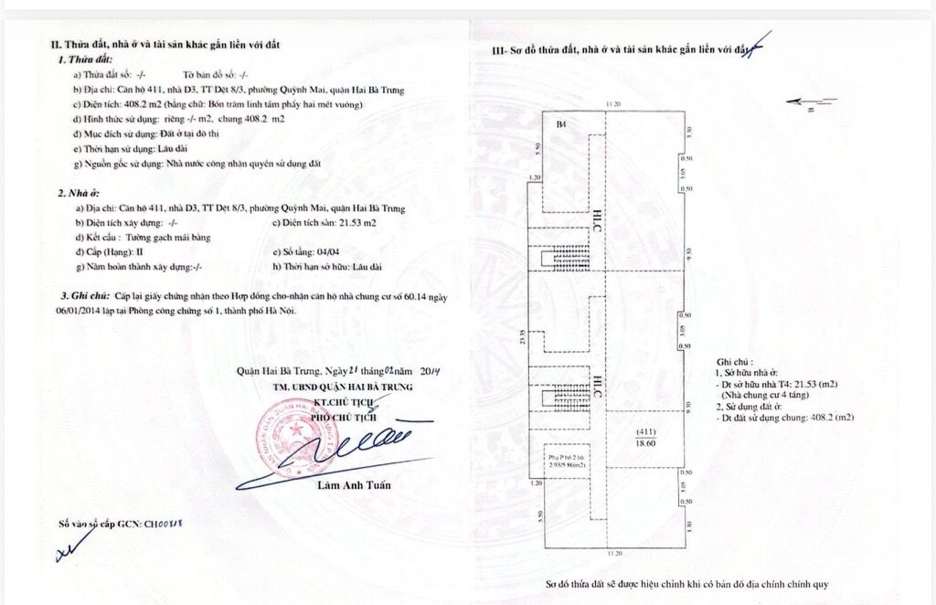 Bán nhà Phố 8/3 - diện tích 50m2 1 tầng - Nhà đẹp, sáng, đầy đủ nội thất - giá 3,3 tỷ