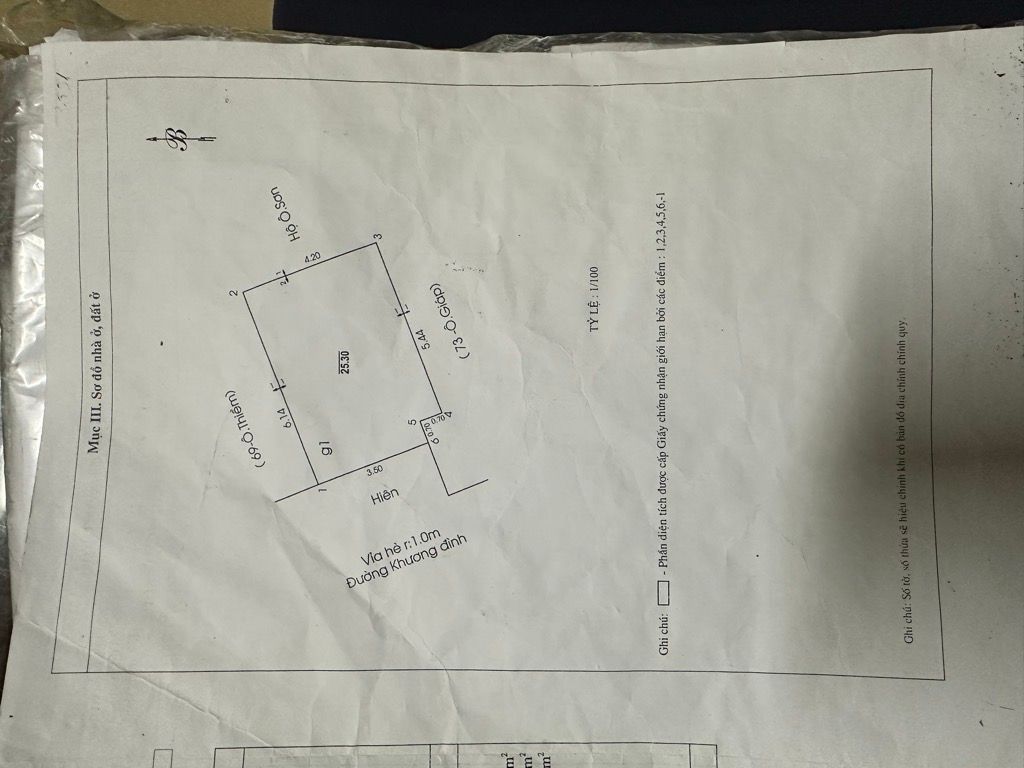 Bán nhà Khương Đình - diện tích 25,3m2 5 tầng - mặt phố - giá 10,8 tỷ