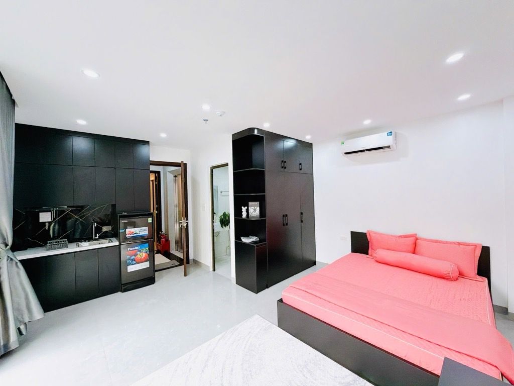 Bán nhà Tam Trinh - diện tích 57m2 6 tầng - Thang máy, 9 phòng full đồ - giá 13,5 tỷ