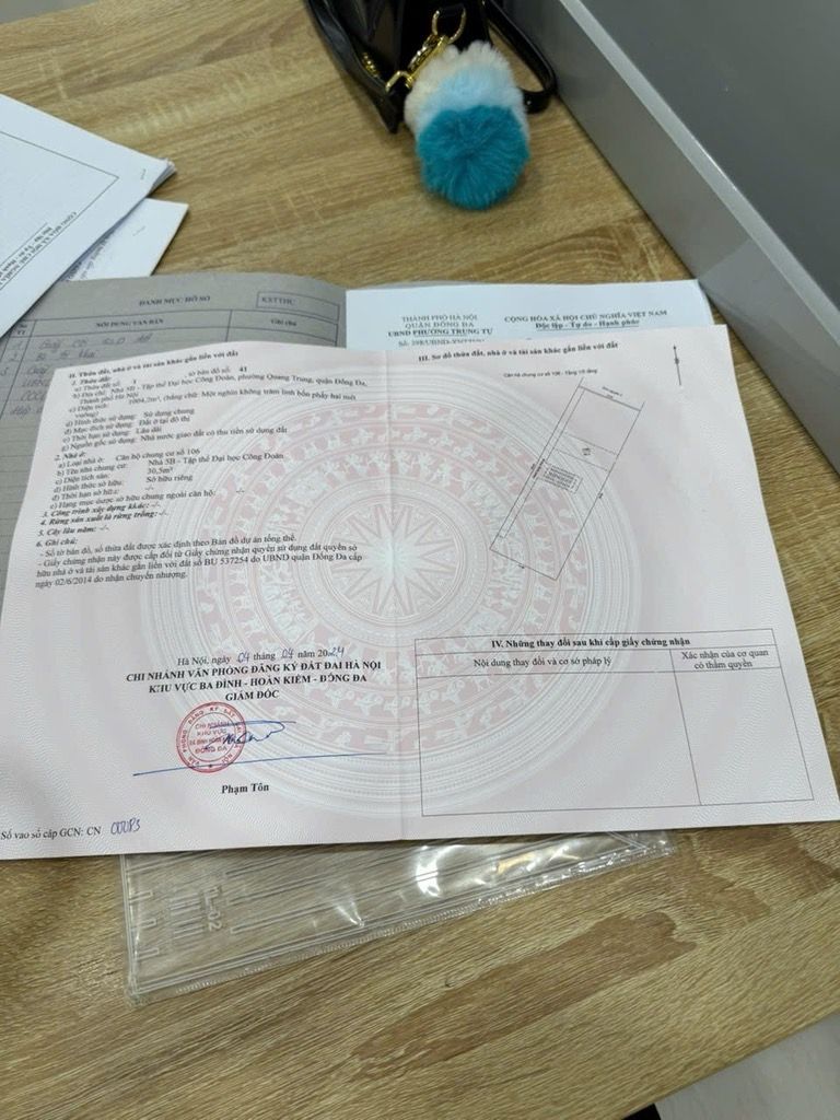 Bán nhà B5 Tập Thể ĐH Công Đoàn Tây Sơn - diện tích 70m2 1 tầng - Ô tô qua nhà - giá 6,5 tỷ