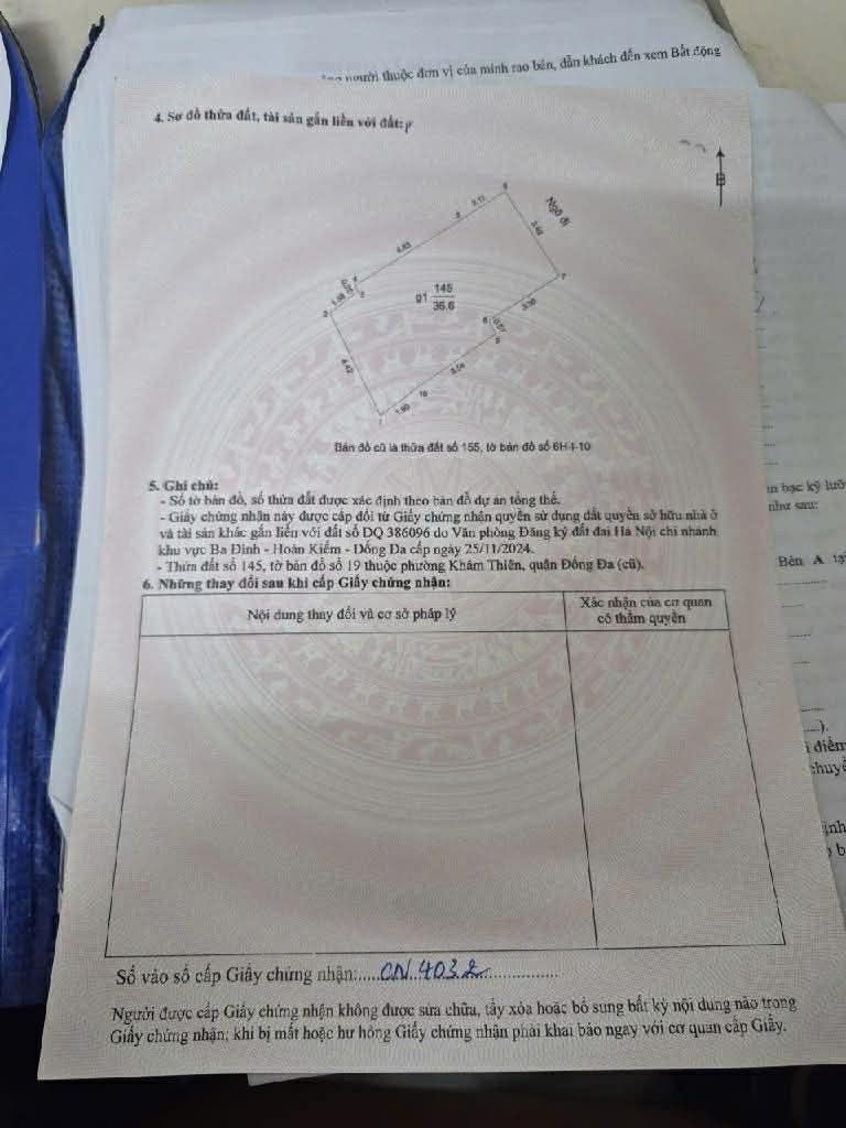 Bán nhà Ngõ Hồ Bãi Cát - diện tích 37m2 4 tầng - Nhà sổ đỏ chính chủ - giá 7,9 tỷ