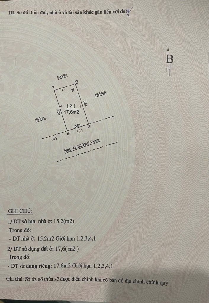 Bán nhà Phố Vọng - diện tích 17.6m2 6 tầng - Siêu phẩm phân lô, dòng tiền 15 triệu/tháng - giá 6,9 tỷ