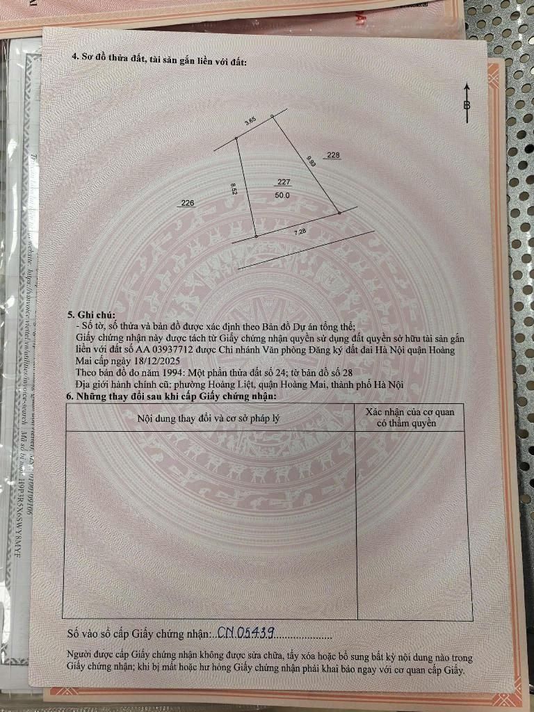 Bán nhà Ngọc Hồi - diện tích 50m2 1 tầng - Mặt tiền quyền lực - giá 18 tỷ