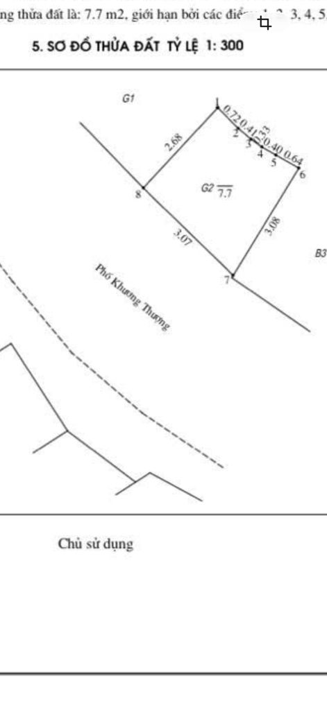 Bán nhà Khương Thượng - diện tích 22m2 5 tầng - Mặt phố kinh doanh sầm uất - giá 6,9 tỷ