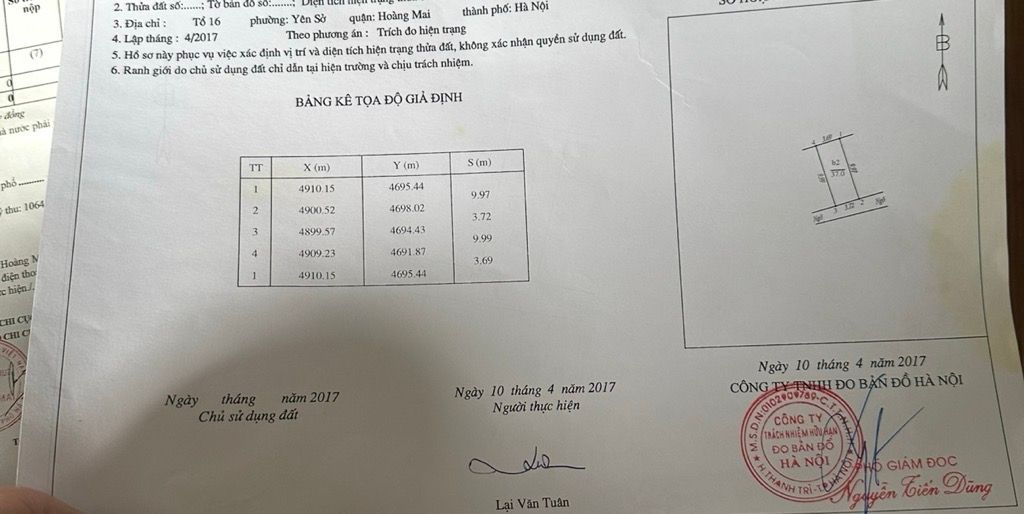 Bán nhà Tam Trinh - diện tích 37m2 2 tầng - Hiếm nhà bán - giá 5,5 tỷ