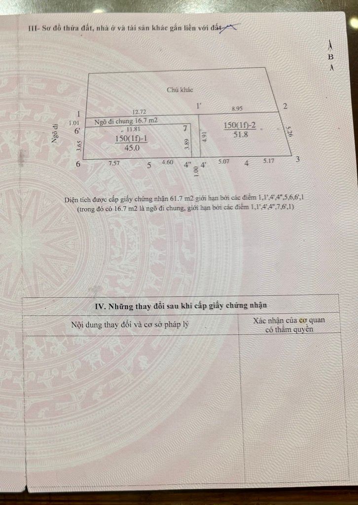 Bán nhà Kim Ngưu - diện tích 45m2 5 tầng - lô góc 3 mặt thoáng - giá 12,5 tỷ