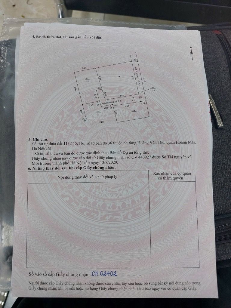 Bán nhà ngõ Gốc Đề - diện tích 48m2 6 tầng - Nhà 6 tầng với thiết kế - giá 12,8 tỷ