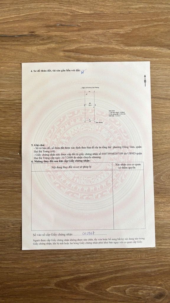 Bán nhà Giải Phóng - diện tích 23,2m2 5 tầng - Nhà đẹp ở ngay full nội thất - giá 8,3 tỷ