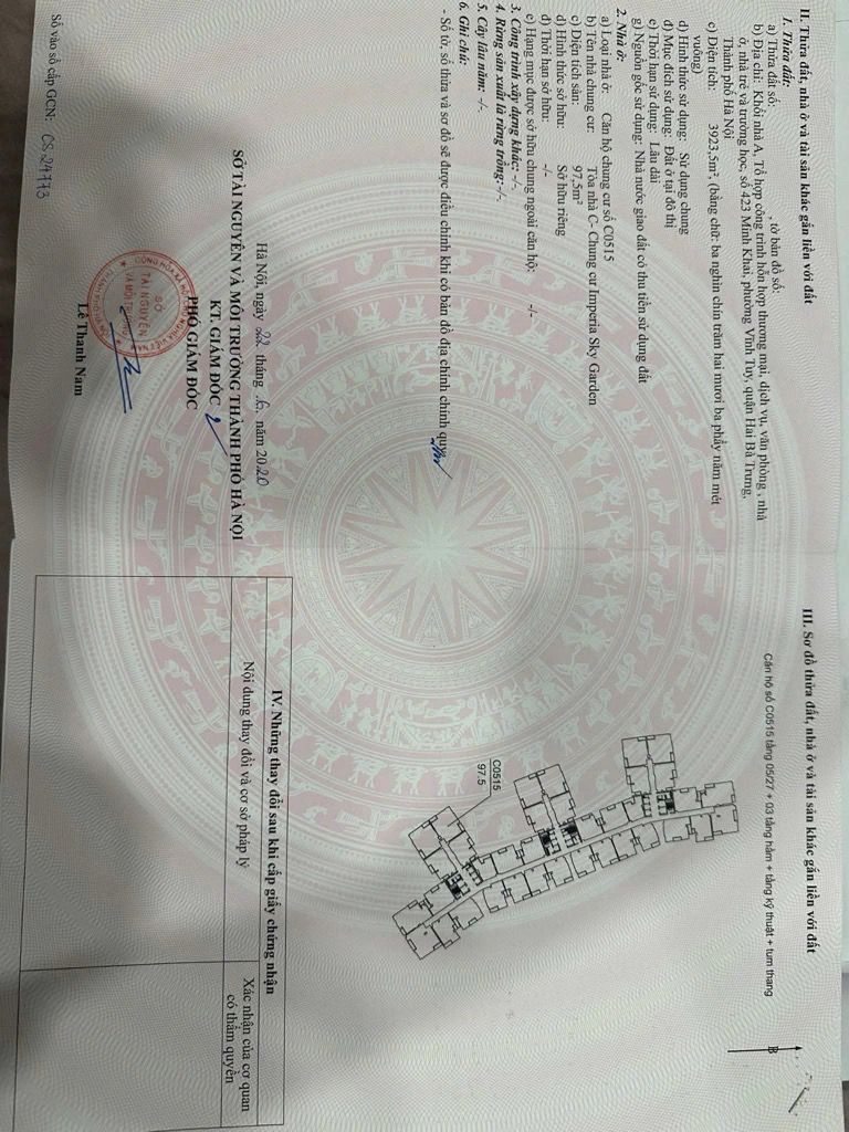 Bán nhà Minh Khai - diện tích 97.5m2 1 tầng - NHÀ ĐẸP Ở NGAY - giá 15 tỷ