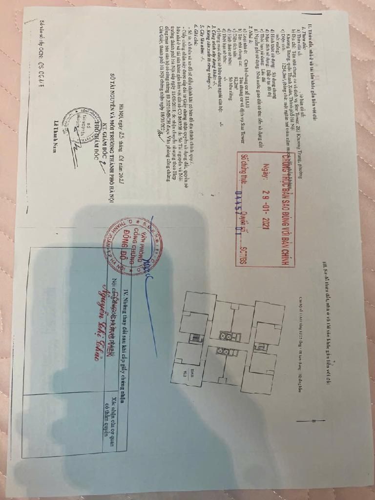 Bán nhà Khương Trung - diện tích 93m2 1 tầng - Thang máy - giá 9,6 tỷ