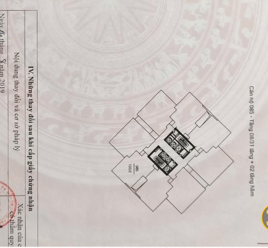Bán nhà Nguyễn Chí Thanh - diện tích 133m2 8 tầng - Căn góc, rất thoáng - giá 12,9 tỷ