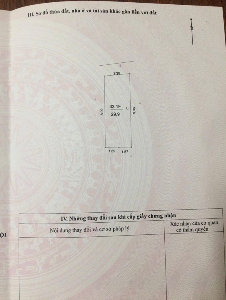 Bán nhà Trương Định - diện tích 29.9m2 1 tầng - giá 6.9 tỷ