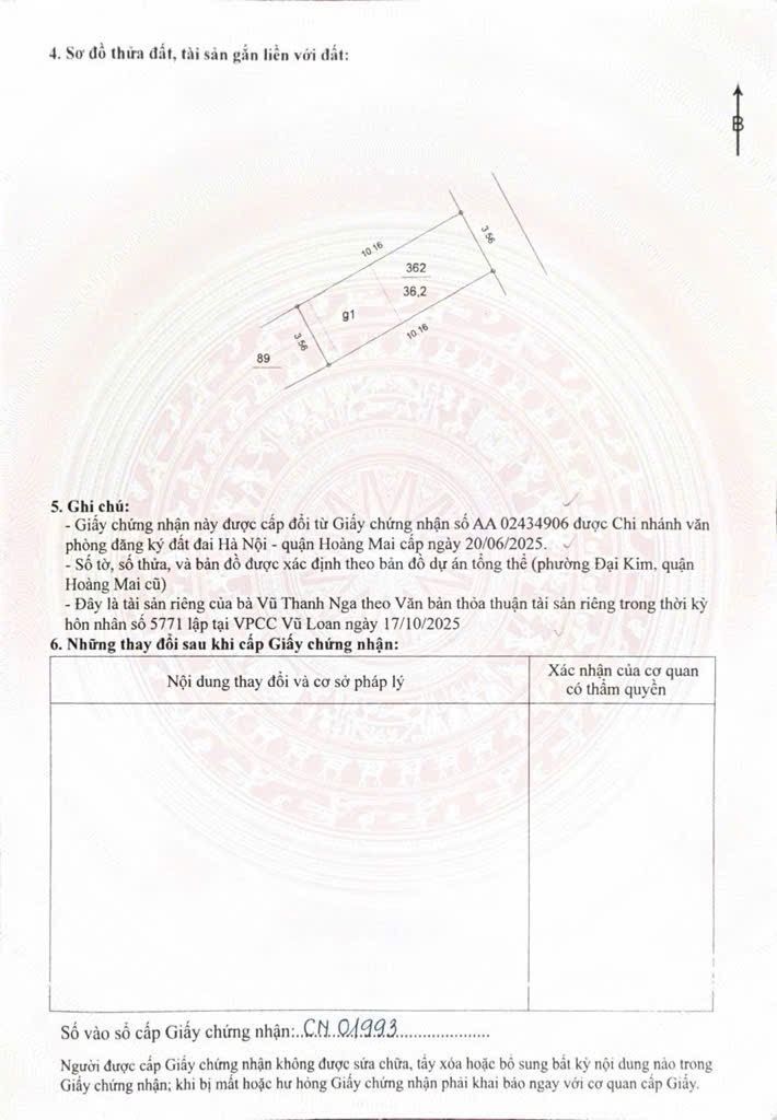 Bán nhà Kim Giang - diện tích 36.2m2 7 tầng - ô tô tránh - giá 22,5 tỷ