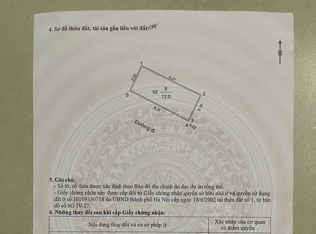 Bán nhà Khương Thượng - diện tích 12m2 4 tầng - mặt tiền 5,3m - giá 4,68 tỷ