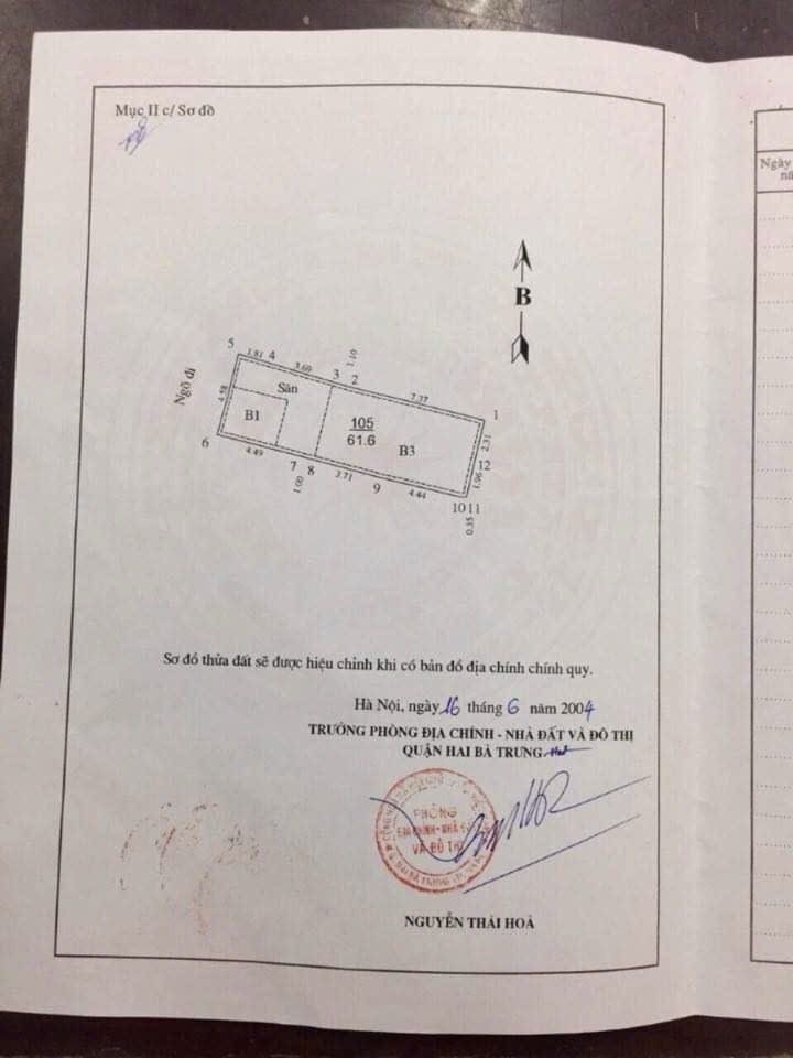 Bán nhà Ngõ Tân Lạc - diện tích 62m2 3 tầng - ô tô lùi tận cửa - giá 18 tỷ