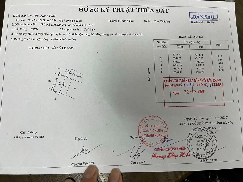 Bán nhà Vũ Hữu - diện tích 40m2 1 tầng - ô tô đỗ cổng - giá 1,5 tỷ